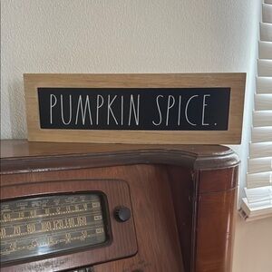 Rae Dunn Pumpkin Spice Wooden Sign